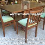 Dining Table 77 – Expandable